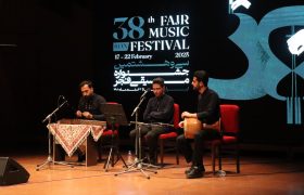 گزارش تصویری/ روز پنجم سی و هشتمین جشنواره موسیقی فجر، اجرای سعدی خوانی/ مولوی خوانی، تالار رودکی