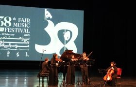 گزارش تصویری/ روز پنجم سی و هشتمین جشنواره موسیقی فجر، اجرای آنسامبل کنسرواتوار سنت پترزبورگ، تالار وحدت