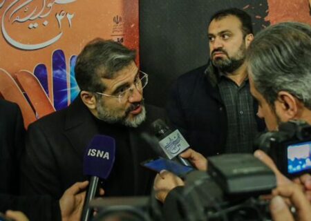 گزارش تصویری/ حضور وزیر فرهنگ و ارشاد اسلامی در  چهل‌ودومین جشنواره بین‌المللی تئاتر فجر