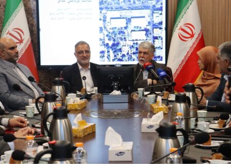 گزارش تصویری/ آیین آغاز ساخت بزرگترین پردیس تئاتر غرب خاورمیانه